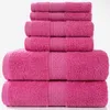 Conjunto de toalhas de banho de luxo, 2 grandes s, 2 mãos S, e 2 washcloths, algodão altamente absorvente quarto s chuveiro 210728