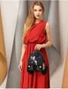 Dames kleine rugzak Nationale 3D Dragonfly Geborduurde Persoonlijkheid Designer Vrouwelijke Rugzakken Mini Black Bag voor Lady Girl