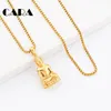 Buddha Pendant Necklace For Men/Women Charms Buddhism Jewelry 316L Stainless Steel Gold Color Chain CAGF0436 Necklaces