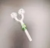 2021 oliebrander glazen pijp kunst rokende pijpen schedel water bong voor waterpijp shisha dab rigs tabak sigaretten hand buis bongs verkoop