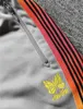 السراويل الرجال قوس قزح الشريط عوض إبر sweatpants الرجال النساء 1: 1 جودة عداء ببطء حزام مشطرة السراويل فراشة التطريز