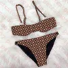 Designer Womens Swimwear Bikini Letter Jacquard Ladies Swimsuit Sexy Bra Set For Women