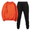 Heren sportpak herfst en winter ronde hals trui met lange mouwen sportkleding outdoor leisure S-4XLG07F I