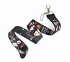 Sangles de téléphone portable Charms 100pcs Cartoon Japon Anime Vampire Neck Lanyard Mobile Porte-clés ID Titulaires Badge Chaînes Bijoux Accessoires en gros Nouveau