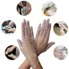 100pcs/pack Disposable Pvc Transparent Gloves Protective Anti Dust Kitchen Dishwashing Waterproof Cca1