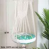 Parede de tapeçaria artesanal Macrame Pet Cat Hammock Cama Gaiola Balanço Sala de estar Casa Decoração sem esteira Gota 210722