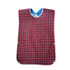 Waterdichte Bib Grote Mealentime Doek Protector Afneembare Handicap Hulpkleding Cook Tool Plaid Schort Sjaals