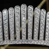 Asnora Ankomster Royal For Brides Hair Smycken Glänsande Zircon Bridal Crowns Wedding Tiaras Princess Crown Diadema