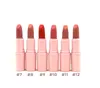 Jenner Lipstick Lippenstifte Matte Seksowna różowa rurka Łatwa do noszenia Długo ostatnie 12 kolorów makijażu makijażu7205583