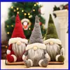 Action américaine ! Buffalo Noël Poupées Figurines À La Main De Noël Gnome Sans Visage En Peluche Jouets Cadeaux Ornements Enfants De Noël Décoration 519