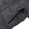 Пуховик Парки мужские Верхняя одежда высокого класса с капюшоном из волчьего меха ветрозащитный водонепроницаемый на подкладке Утолщенное пальто Съемная кепка Пальто Уличные куртки теплые и прочные