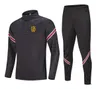 Lituanie costume de sport de loisirs pour hommes semi-fermeture éclair sweat-shirt à manches longues sports de plein air costume d'entraînement de loisirs taille M-4XL