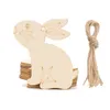 Forniture per Feste 10 Pezzi Fette di Legno Modello Uovo di Pasqua Decorazione Ciondolo per Fai da Te Scrapbooking Mestiere Goccia di Legno Appeso Ornamenti per la Casa