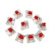 10 pezzi interruttore tastiera meccanica a 3 pin sostituzione blu rosso marrone nero per Gateron Cherry MX