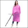 Rain -Coats House House Sundries Home Gardenrain Coats Mężczyźni Kobiety Przenośne wodoodporne z kapturem płaszcz przeciwdeszczowy Eva Tkanina wędkarska Outdoor Rainwear Reusabl