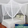 4 Doors Open 4 Corner Square Bed Canopy Netting Rectangle Elegant Mosquito Net Foldable Sleeping Bed Net Full Queen King Factory price expert design Quality Latest
