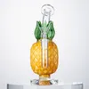 Heady Glass Bongs Unique Hookahs 8inch Ananas Bong Bubbler Water Pipes Mini DAB Oil Rigs met Bowl WP2194