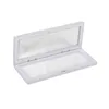 3D Transparent Film Frame Jewelry Packing Box Suspended Floating Ring Earrings Display Stand Coin Collection Gems Storage Dustproof PET Membrane Case 300*90*20mm