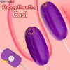 NXY Eggs AY Sex Toys for Women Vibrators USBCharging PurpleWaterproof Double Jump Egg VibratorAdult Head Bullet 1203
