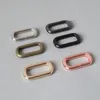 10 stks / partij 25mm webbing metalen rechthoekige gesp voor tas riemen accessoire riem lus ring huisdier hond martingale kraag naaien clasps