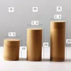 30 stks Natuurlijke Bamboe Tea Can Tea Canister Opbergdozen Reizen Verzegelde Draagbare Thee Koffie Container Kleine Jar Caddy Organizer