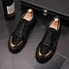 Wild Fashion Designer Men Driving Party Wedding Shoes Black Diamond Rhinestones Punk Sneakers Casual Flats Ankel Loafers B89