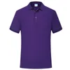 Polo à manches courtes hommes Formar été pur coton revers Camisa Masculina lâche couleur unie respirant Tee hauts grande taille S-4XL 210609