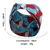 Floral Print Wide Headbands bowknot Sports Yoga Stretch wrap Hairband Hoops women head bands fashion