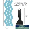 24Pcs Non-Slip Strips Adhesive Bathtub Stickers with Scraper S-Shape Grip Bath Mat Bathroom Shower Room Stairs Floors Safety Pad Factory price expert design Quality