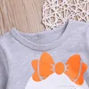 children Halloween clothing sets baby girls funny cartoon print long sleeve T-shirts + Long pants 2pcs suits kids casual outfits S1405