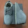 Top Mens Vinterull Skor Kvinnor Högkvalitativ Platform Snow Boots Mäns Klassisk Femmes Designer Sko Lyxband Varm Martin Boot