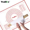 Walfos 1 peça 50x70cm Non Stick Silicone Baking Mats Folha Liner Pad Baking Mat Forno Macarrão Cozinha Ferramentas 211110