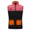 Men's Jackets Stand Collar Thicken USB Heated Winter Waistcoat For Hunting