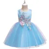 Girl Summer Lace Princess Dress Children Floral Gown Dresses For Girls Clothing Kids Birthday Party Tutu Custome Vestidos Q0716