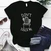 Don't Touch Me Cactus Funny Printing Woman Tshirts Casual Plus Size O-neck T Shirts Women Harajuku Kawaii Cute Mujer Camisetas Women's T-Shi