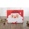 Święta Bożego Narodzenia duże pudełko prezentowe Święty Mikołaj Claus Design Kraft Papercard Present Party Favor Activity Red Green Prezenty Pakiety DH2014
