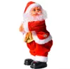 Party Decoration Electric Christmas Santa Claus Toy Shake Hips Doll Musik Gift för barn Kids