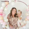 60/80cm Party Decorations Circle Balloon Holder Wedding Backdrops Deco Ballons Garland Kids Adult Birthday Round Stand Y0730