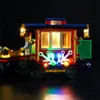 Kit d'éclairage à LED DIY uniquement pour LEGO 10254 NOËL HIVER HOLDING Train Briques Jouet