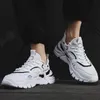 Women Mens Trainers Sport Size 44 Running Shoes Gray Black Blue Red White Sunmmer Thick-soled Runners Sneakers Code: 02-0895