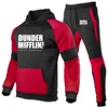 Survêtements pour hommes DUNDER MIFFLIN PAPER INC Bureau TV Show Imprimé Costumes de mode Sportswear Jogging Survêtement Running Sweats à capuche P2499