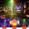 Party Lights DJ Disco Laser Lighting RGB Remote Dźwięk Aktywowany Strobe Stage Projektor Światło do świąt Boże Narodzenie Halloween Dekoracje Urodziny Ślubne KARAKE KTV