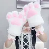 Suprimentos para festas Sexy A empregada doméstica gato mãe gatos garra luva Acessórios Cosplay Anime Traje Luvas de Pelúcia Pata Luvas para festas SuprimentosZC956