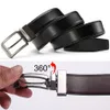 Reversible Designer Luxury Brand Leather Male s Pin Buckle Trouser Business Mens Belts for Jeans