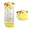 Kids sleeping bag Cat Sheep Unicorn Ladybird Dog printed Hppy Napers For Protecting Boy Girl Sleep