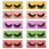 Partihandel Ögonfransar Faux Mink Natrual Soft False Lashes Handgjorda Wispy Lash Extensions Makeup Tools i bulk DHL