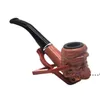 Classique Barbe Vieil Homme En Bois Pipe À Fumer Ensemble Herbe Sèche Tabac Brûleur Tuyaux 135mm Smok Tub Accessoires Dispositif RRF11024