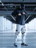 enshadower paratrooper trousers cargo pants with straps velcro pad molle area techwear streetwear X0723