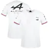 Shorts New Alpine F1 Team Motorsport Alonso Racing Car Fans Tshirt Bleu Noir Jersey Respirant Chemise À Manches Courtes Vêtements6465116