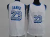 Mens Youth Kids City 2021 Edition Vit Svart Basketsträngar Los Angele 23 Anthony 3 Davis Mamba James Stitched Jersey med äkta tagg